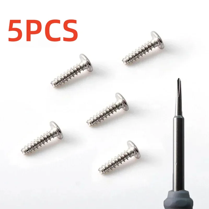 5PCS Stainless Steel Watch Back Cover Screws for Casio for GA-110/120/150 DW6900/5600 Replacement Watch Case Repair Screws