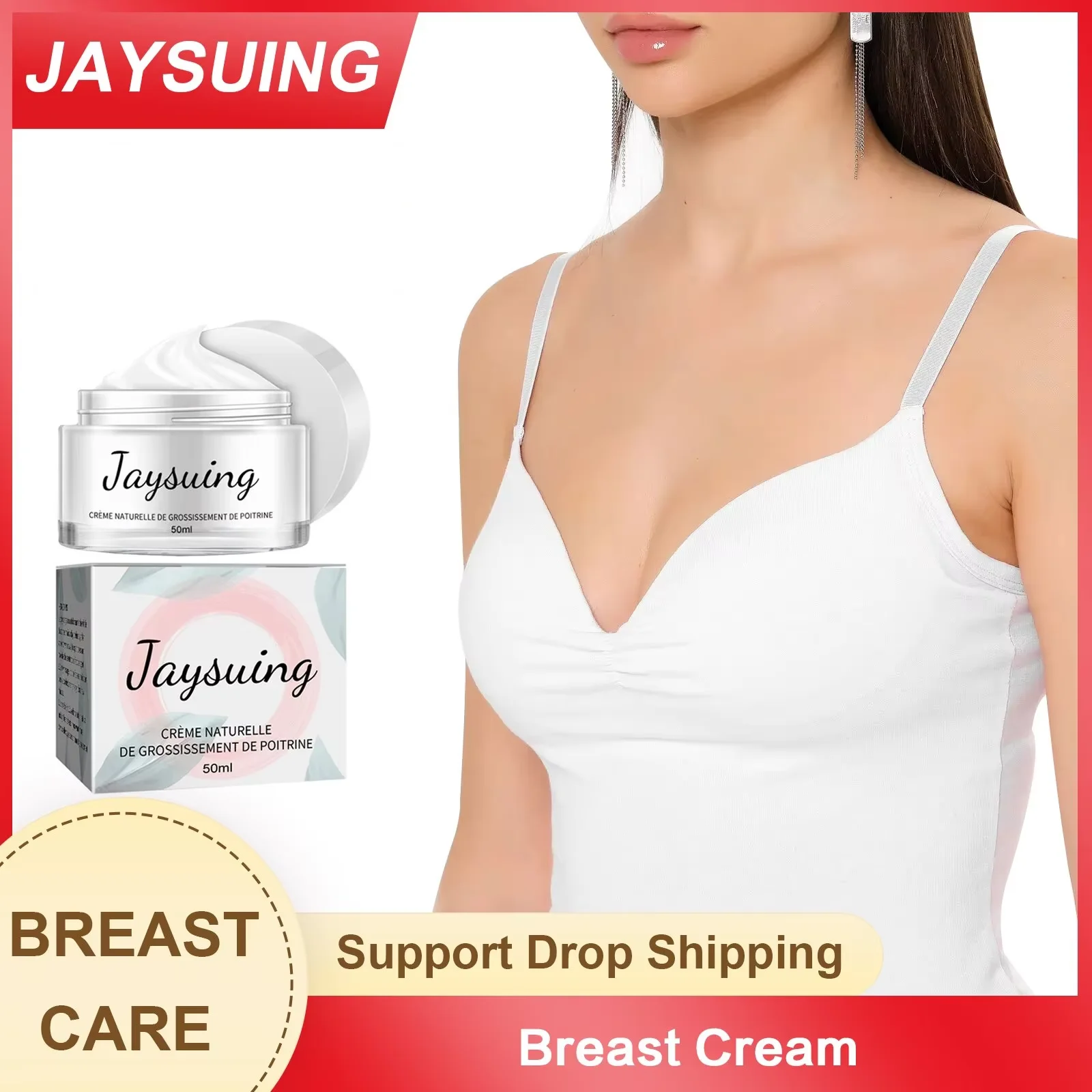 

Breast Growing Enlargement Cream Chest Lift Firm Enhancer Plump Improve Sagging Massage Moisturize Elasticity Female Chest Care