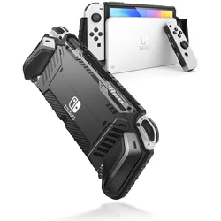 Coque Armorbox pour Nintendo Switch OLED I-BLASON, étui de protection robuste, Compatible avec Nintendo Switch OLED, 2021