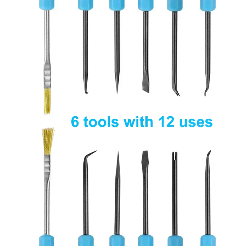 6-Piece Soldering Aid Kit PCB Cleaning And Maintenance Tools Repair And Soldering Aids Circuit Board Soldering Accessories