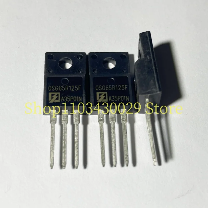 10Pcs New and Original OSG65R125FF OSG65R125F TO-220F 25A 650V N-Channel MOSFET Power Transistor