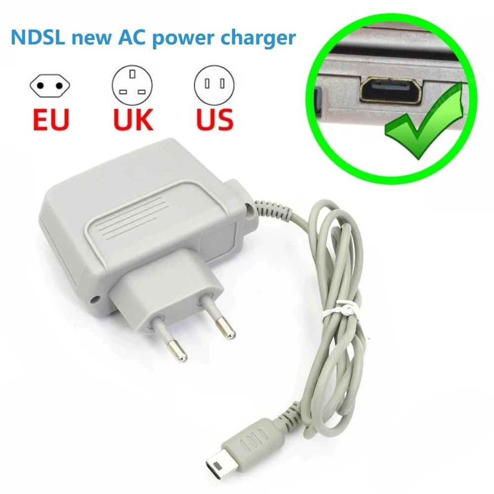 New AC Power Supply Charger Adapter for Nintend NDS Lite Wall Home Travel Charger AC Power Adaptor for NDSLite NDSL Game Console
