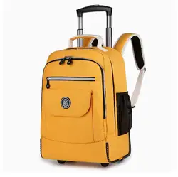 Mochila de viaje con ruedas para mujer, maleta con ruedas, Maleta escolar, equipaje rodante