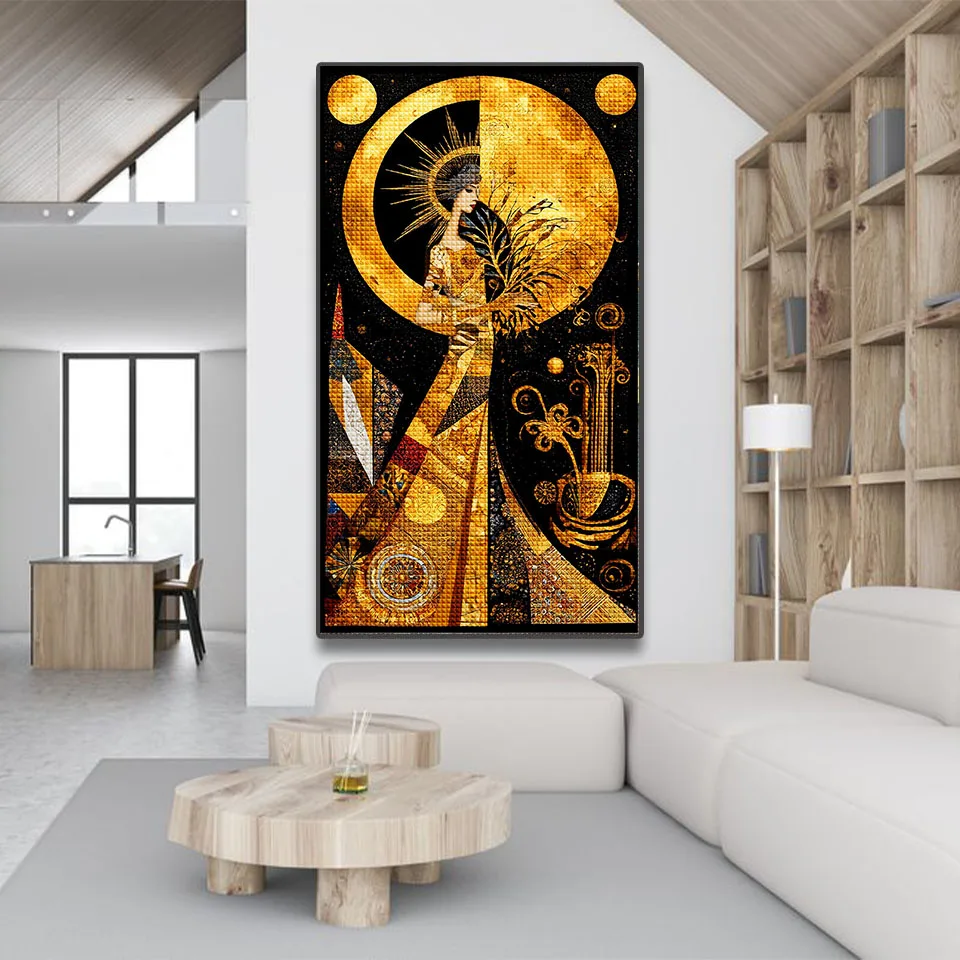 

Абстрактное искусство, красота, вышивка, сделай сам, алмазная живопись, художественный набор, 5D квадратный круглый горный хрусталь, вышивка крестиком, мозаика, домашний декор