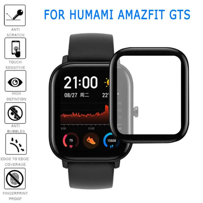 1PCS/2PCS/5PCS 3D Tempered Glass Watch For Amazfit GTS Screen Protector Protection Film For xiaomi huami Amazfit GTS Smart Watch