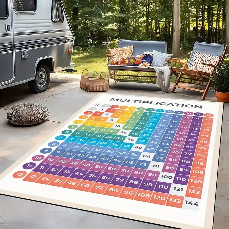 أرقام 1-100 الكرتون الألغاز السجاد لديكور غرفة الأطفال الاطفال تلعب حصيرة الحضانة غرفة المعيشة البساط منطقة القراءة البساط هدية الكريسماس #3