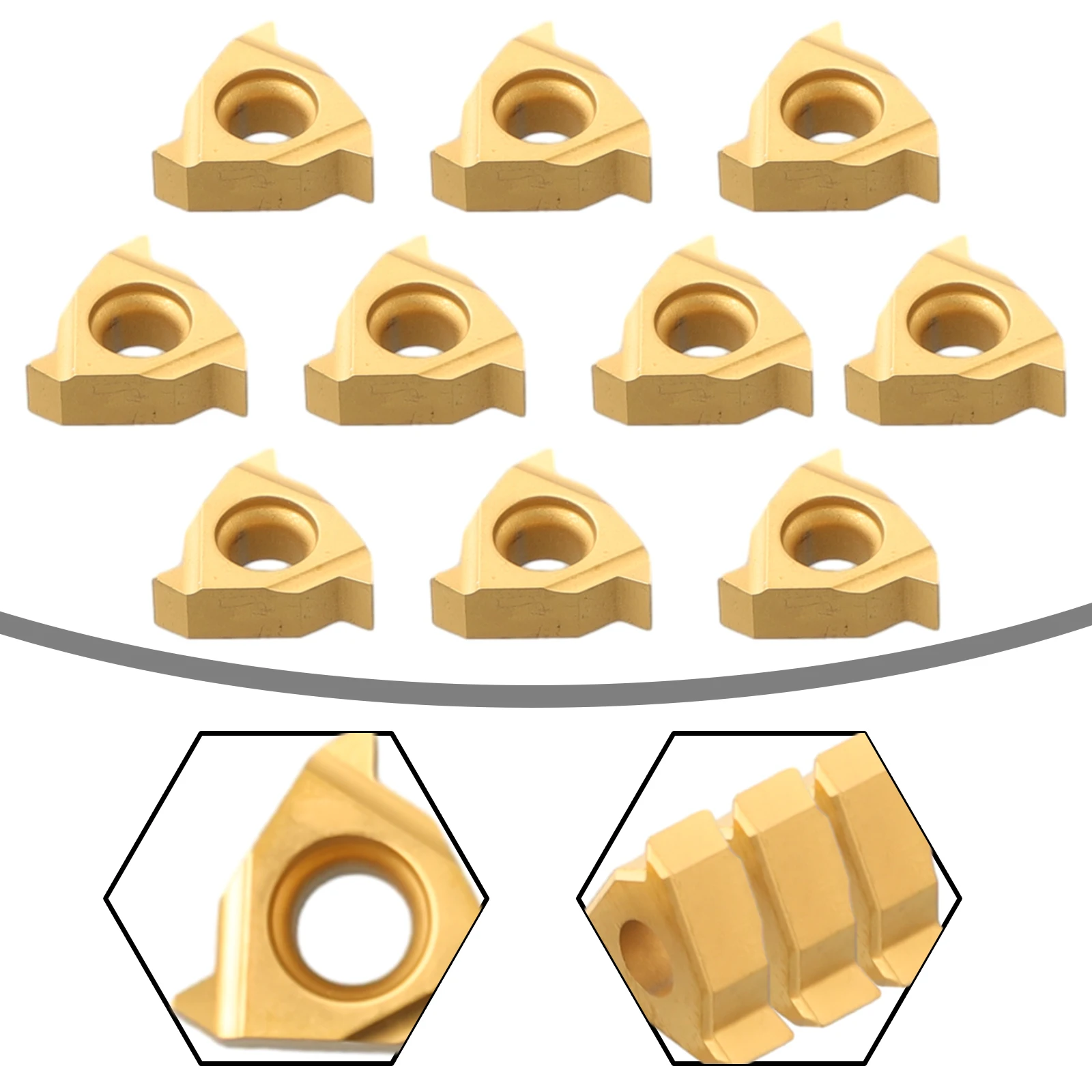 Improve Efficiency in Large Scale Cutting with 10CS 11ER A60 BP010 Carbide Inserts for Thread Turning Tool Boring Bar Blade