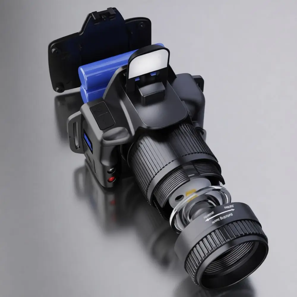 Powerful LED Headlamp Sensor Induction Headlight Rechargeable For Outdoor Camping Hiking Adventure Lighting Gear