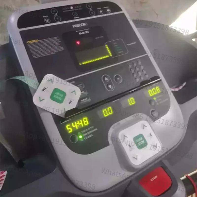 Botão de partida/parada rápida para teclado de esteiras Precor 954, 954i, 932, 932i, 956, 956i, 966, 966i - Peça de reposição para reparo de esteiras Precor (1 unidade)