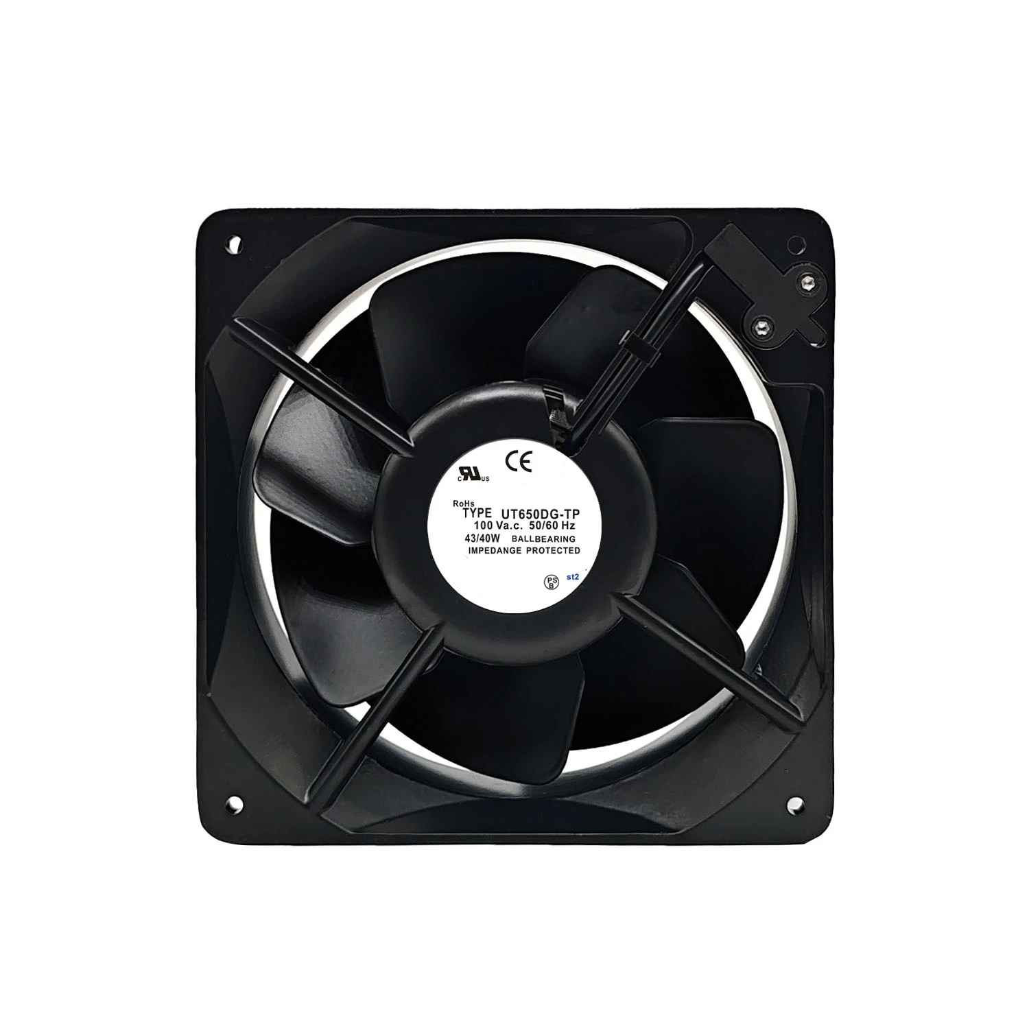 

UT650DG-TP AC 100V 0.48A 43/40W 2800RPM 16CM 16055 160*160*55MM Cooling Fan
