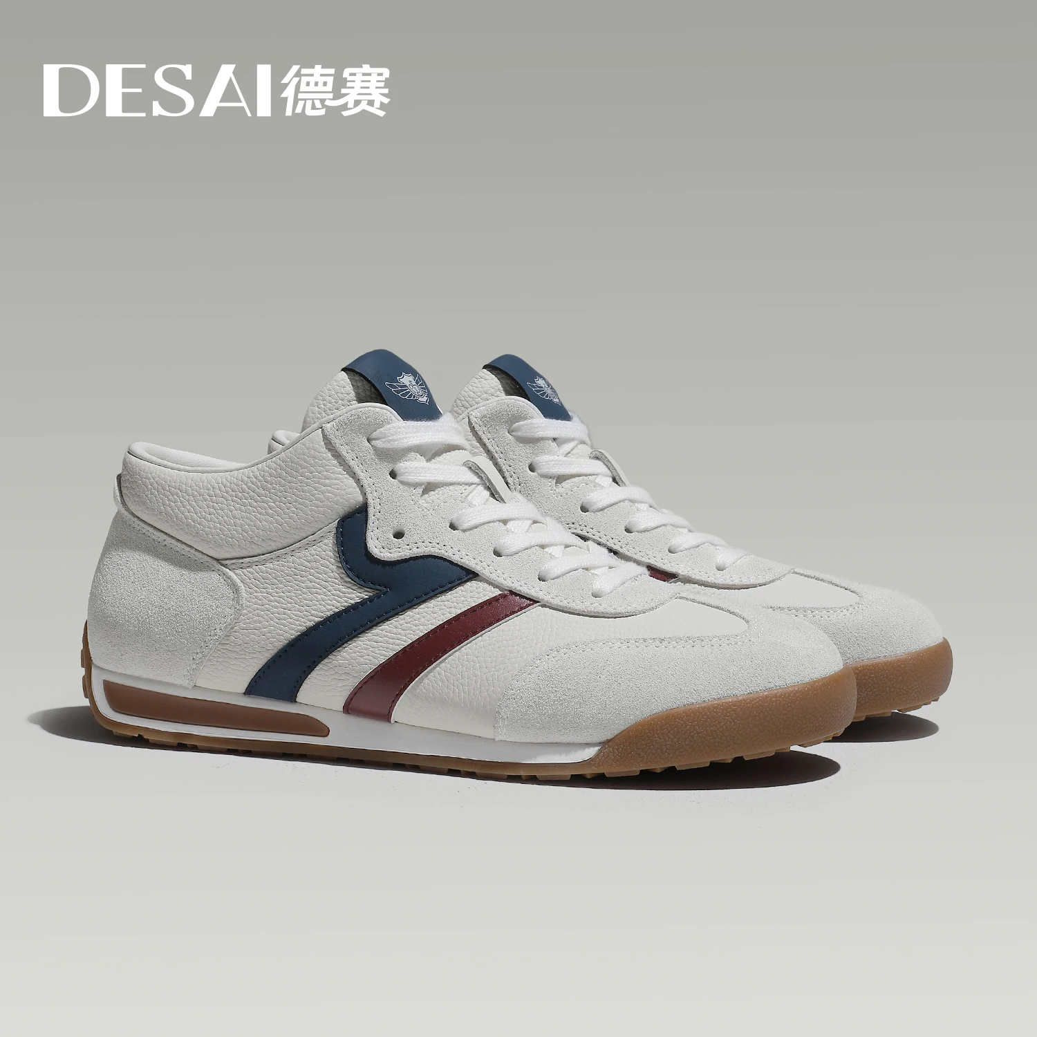 Desai [Retro Gump double soles] increase casual shoes autumn and winter soft sole breathable German Trainer sports shoes men