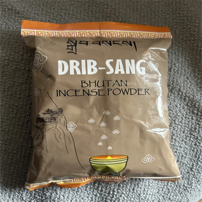 80g Bhutan Natural Plants Royal Incense Powder Temple Sacrificial Offering Indoor Purify Air Remove Odors and Calm The Mind