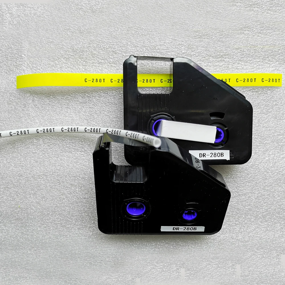 

2020 new Wire Marker C-280T marking machines Cassette ink ribbon DR-280B black For Cable I.D Printer electronic lettering marker