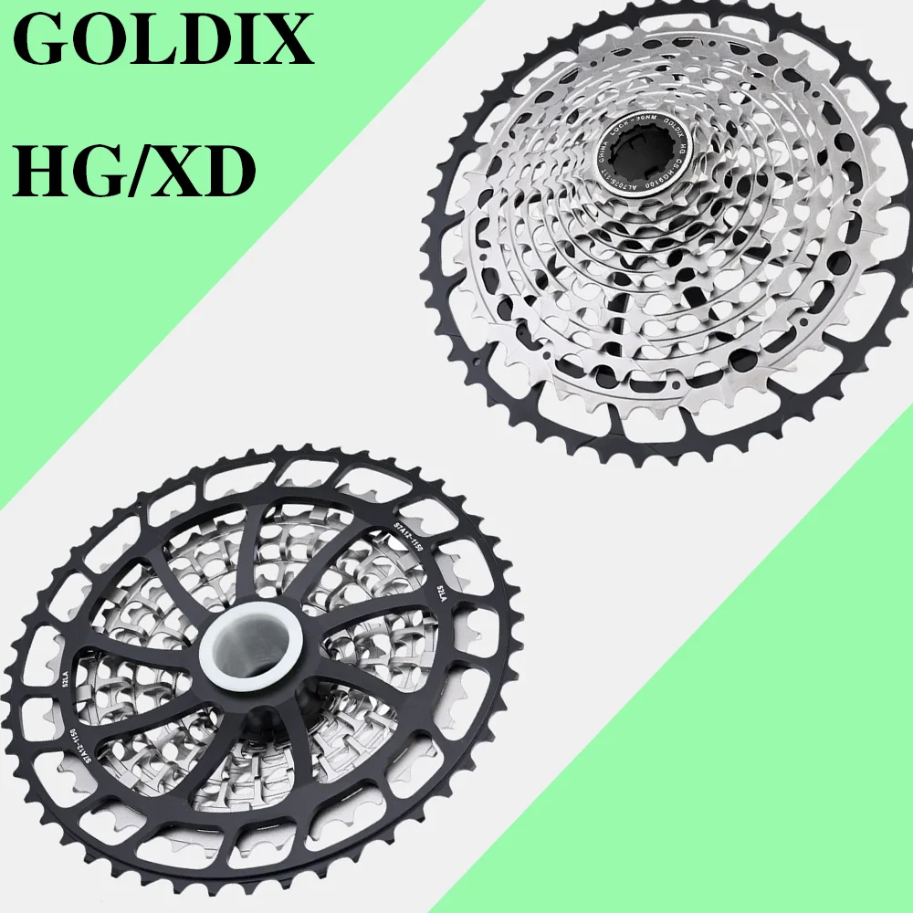 

GOLDIX 12 Speed Bicycle Cassette Alloy Ultralight XD 10-50T SRAM HG 11-50T SHIMANO