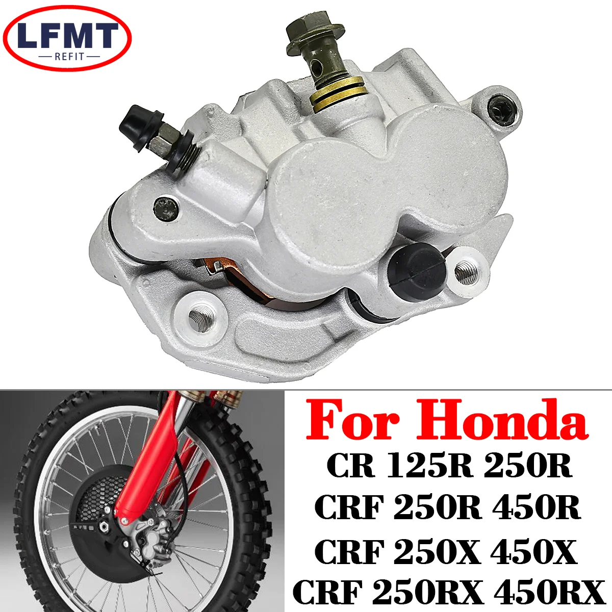 Motorcycle Front Brake Caliper Master Cylinder For Honda CRF250R CRF450R CR125R CR250R CRF 250X 450X 250RX 450RX 2004 2021 2022