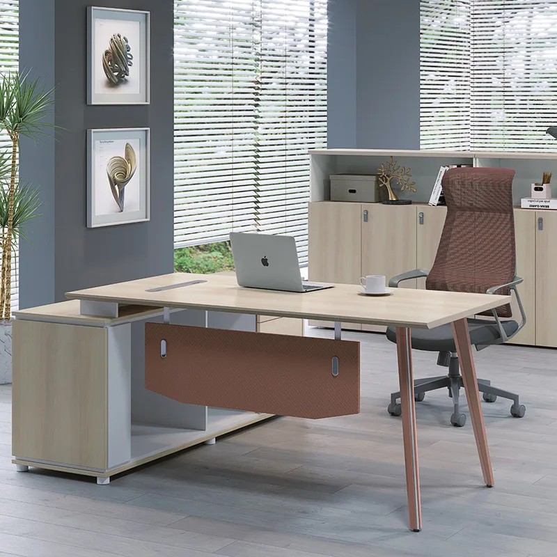 zo- Table The Cabinet Boss Desk Is Simple And Modern