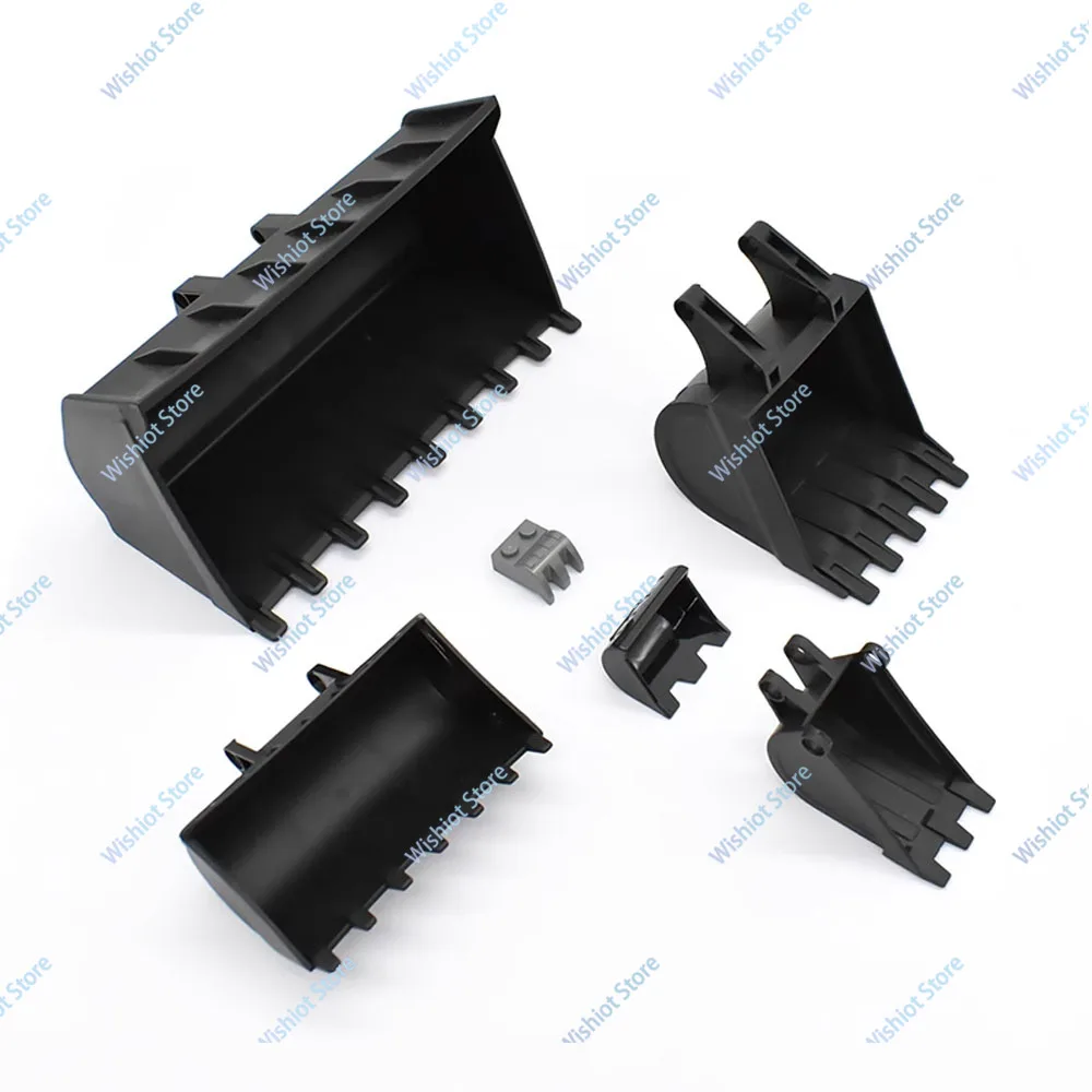 Technical Bucket Series Black Compatible with legoeds Building Blocks Excavator Bucket Scooper Parts 15265 2951 2950 24120 32030