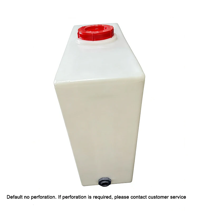 65L Outdoor RV Voedselveilige Vierkante Watertank PE Medicijnendoos Staande Waterton Zuurbestendig en Alkalibestendig Cam Wateropslag
