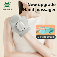 Electric Hand Massager ｗith Airbag Compression Warm Heating Cordless Glove Massager Application for Palm Finger Relaxation Gift