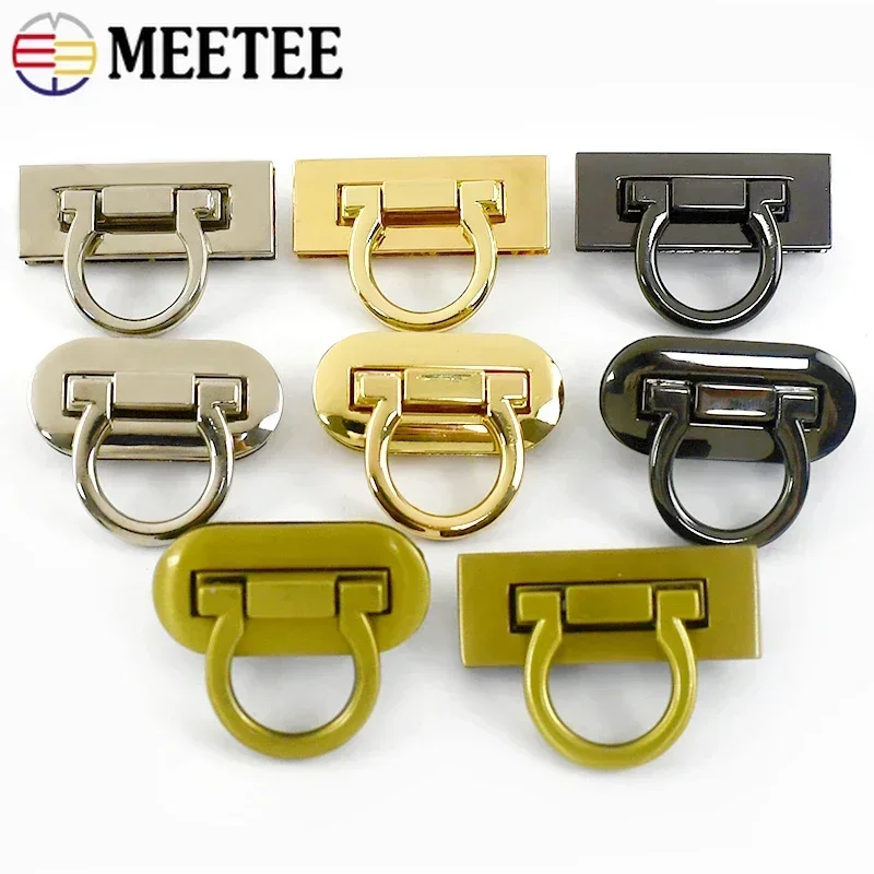 

2/5Pcs Metal Locks Buckle for Bag Women Handbag Turn Twist Lock Purse Wallet Closure Clasp Decoration DIY Hardware Accessories