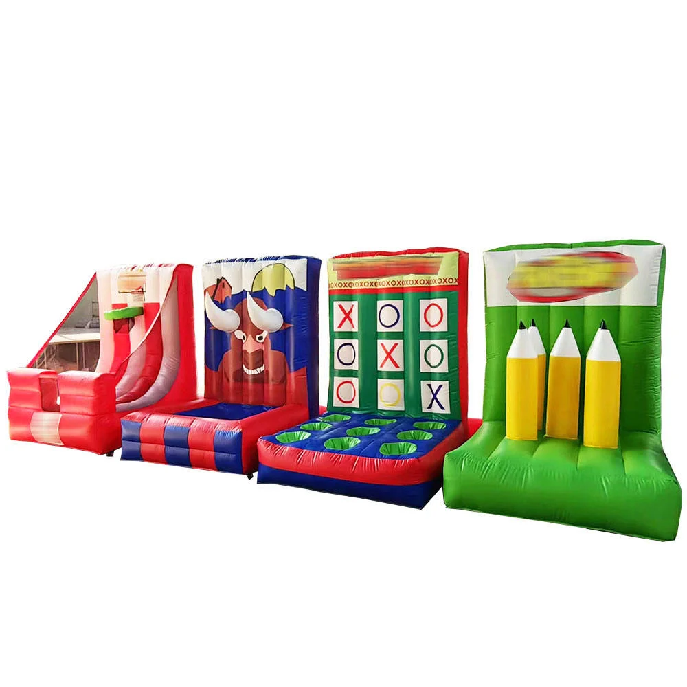 

4 in1 Inflatable Carnival Games Inflatable Carnival Games for Events Inflatable Games for Children