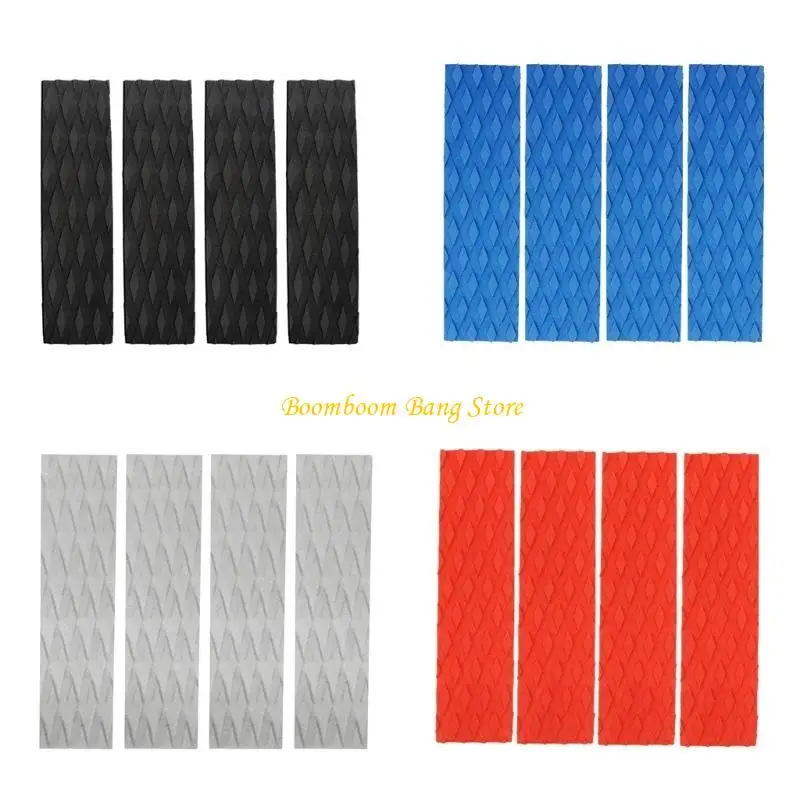 270C 4pcs TRACA SUFFERRA Pad, cubierta tabla surf tabla surf almohadilla tracción delantera