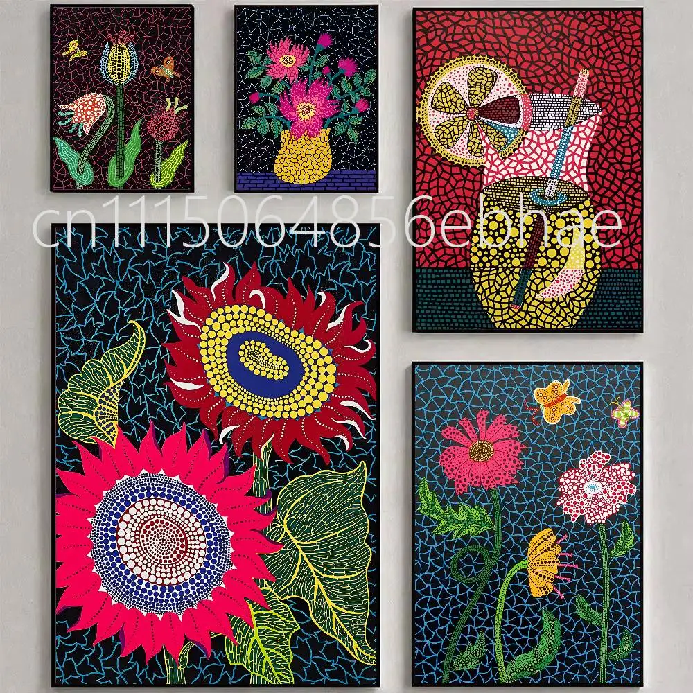 For Yayoi Kusama Poster Classic poster and wall art prints are suitable for living bedroom and home