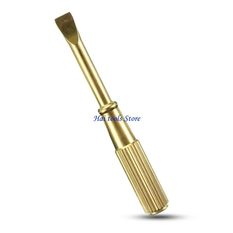 X37E Bracelet Screwdriver with Beautiful Appearance Slotted Flat Screwdriver Manual Repair Tool for Hosuehold Daily Usage
