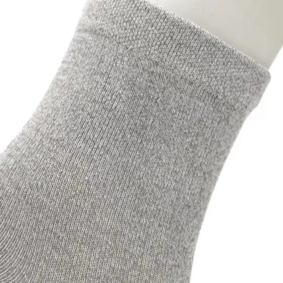 Conductive Grounding Socks 25% Pure Silver Infused Ankle Socks for Grounding Shoes,8 Pairs