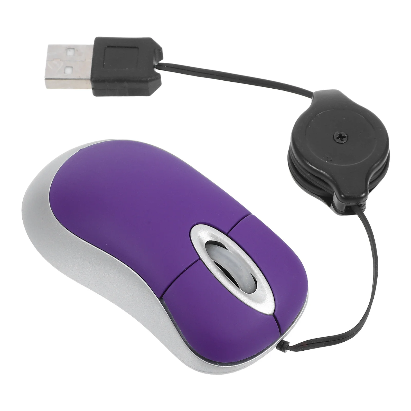 

Usb Mini Telescopic Mouse 1000Dpi Optical Silent Wired Computer Notebook Laptop Mice For Office Home Use