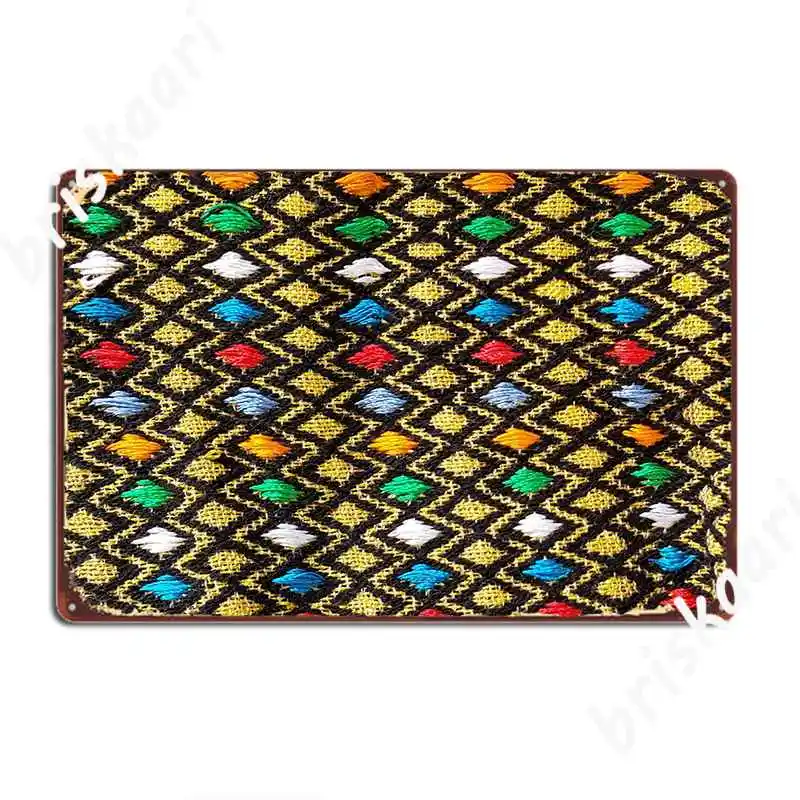 Beutiful Ethiopian Eritrean Hager Libse Designed Original Pattern Poster Metal Plaque Plates Club Bar Cave Printing