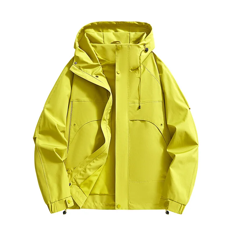 

Новые уличные повседневные водонепроницаемые куртки для мужчин, альпинизма, пешего туризма, кемпинга, треккинга, верхняя одежда с капюшоном, унисекс, куртка-карго с несколькими карманами