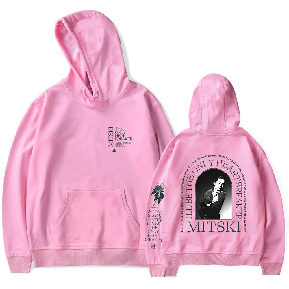 Mitski Miyawaki Merch The Only Heartbreaker 후드, 새로운 앨범 스웻셔츠, 여성 남성 패션 캐주얼 긴팔 티셔츠