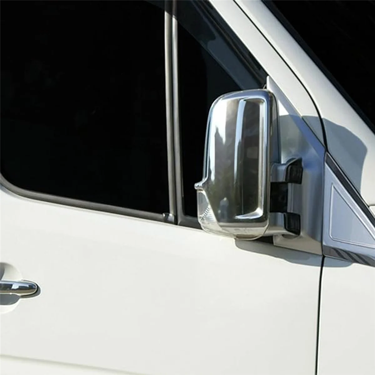 Rearview Mirror Cover Side View Mirror Cover Chrome for VW Crafter for Mercedes Sprinter 2006 -