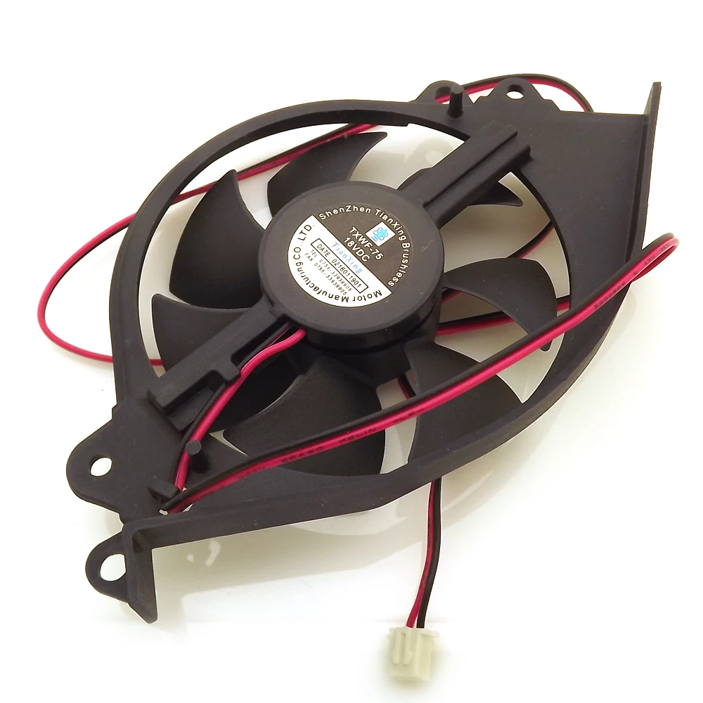 BRUSHLESS DC FAN TXWF-75 18VDC 2Pin For Induction Cooker Cooling Fan