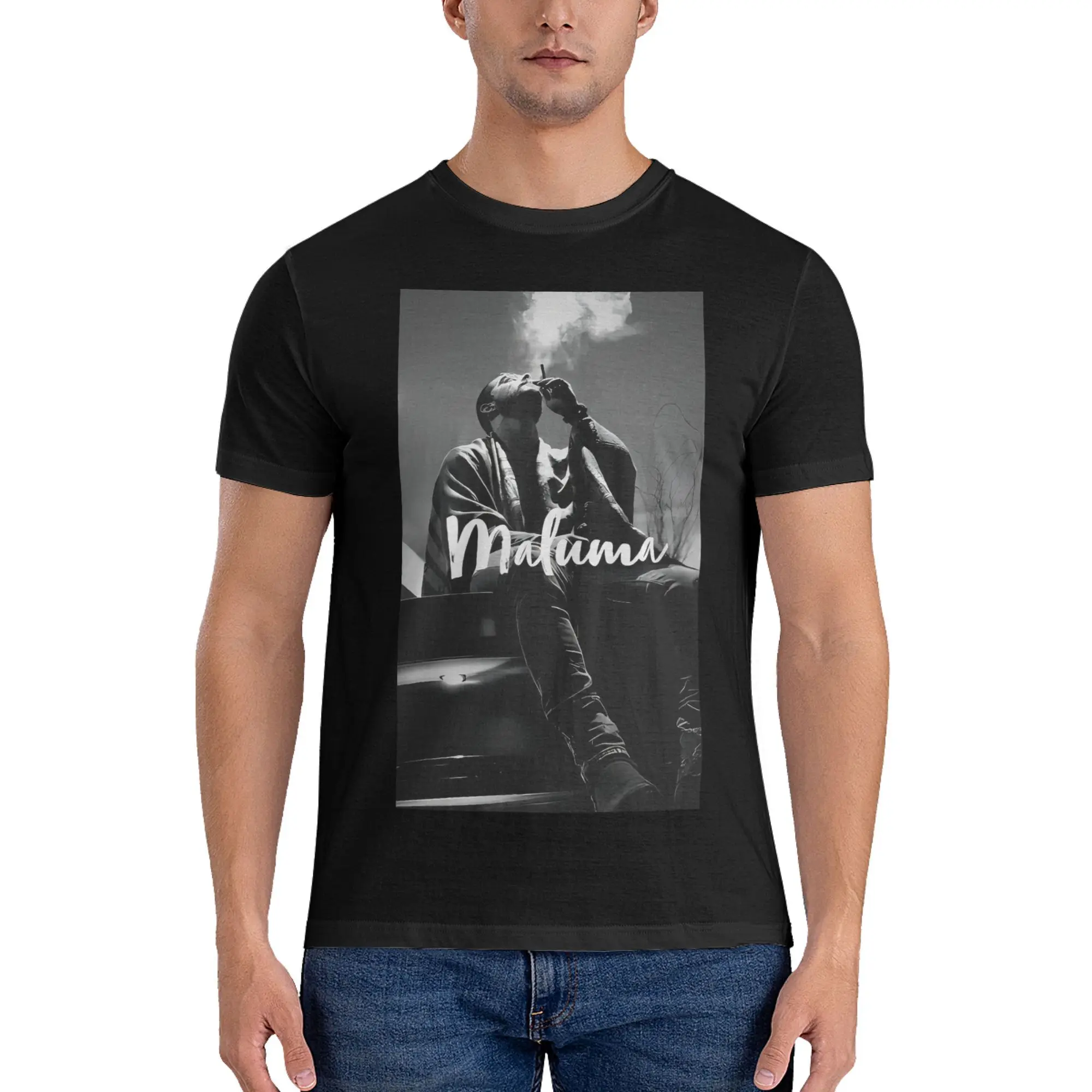 Maluma Printed T Shirts for Men Women Fan Gift 100% Cotton  Tee Shirt Clothes ZM005