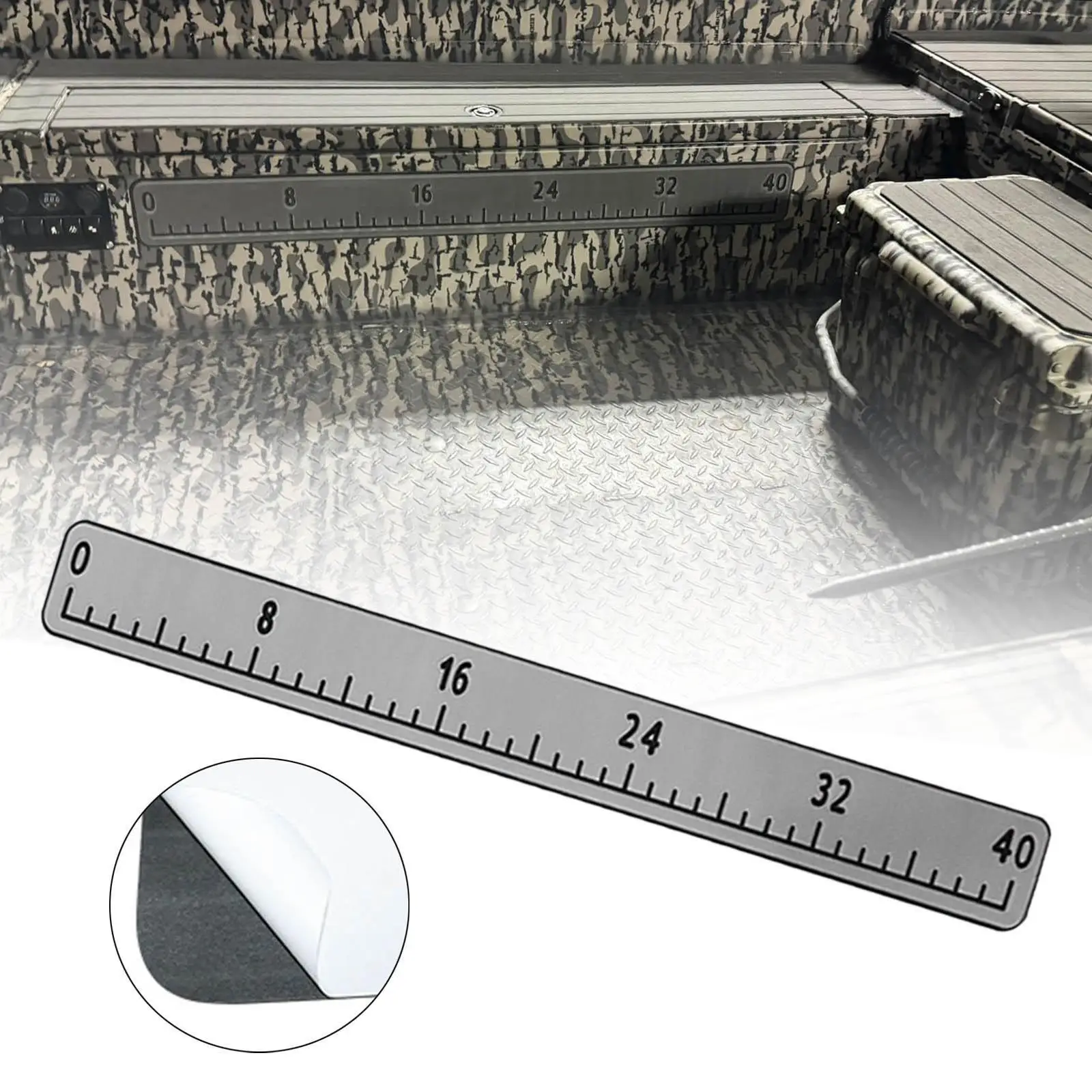 

Fishing Ruler Fishing Measuring Ruler Waterproofe Portable Versatile Measurement Tool Fishing Tackle for Sailboats Fishing