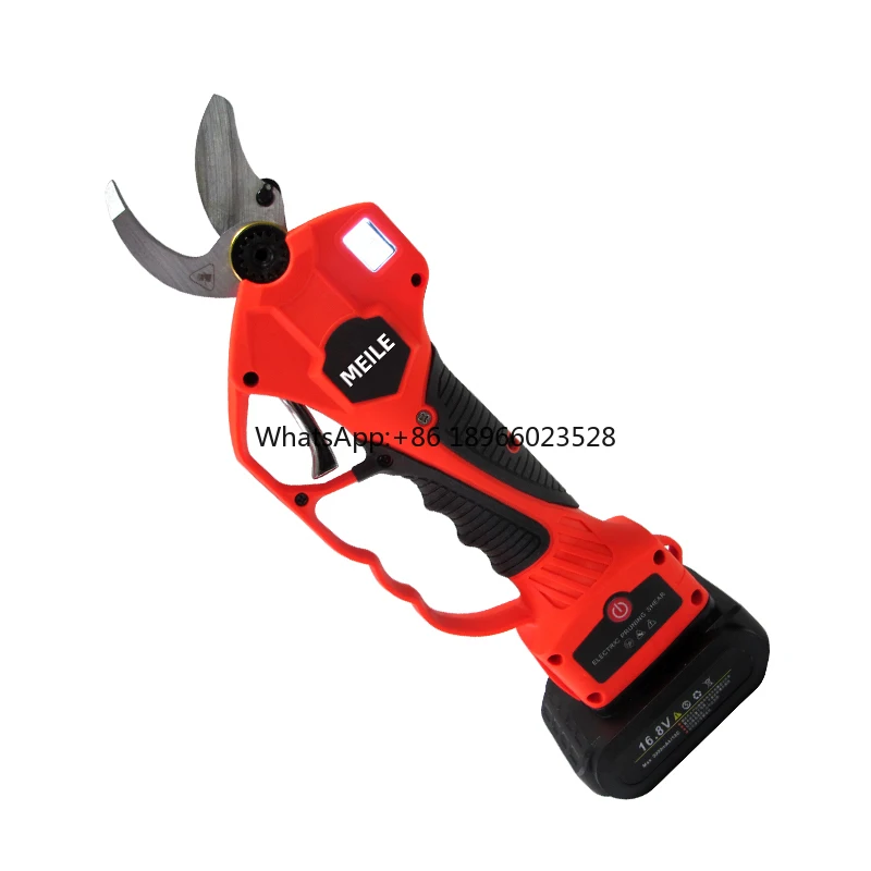 Professional Cordless Electric Pruning Shears with 2 Rechargeable 2.0 Ah Lithium Battery Tree Branch Pruner