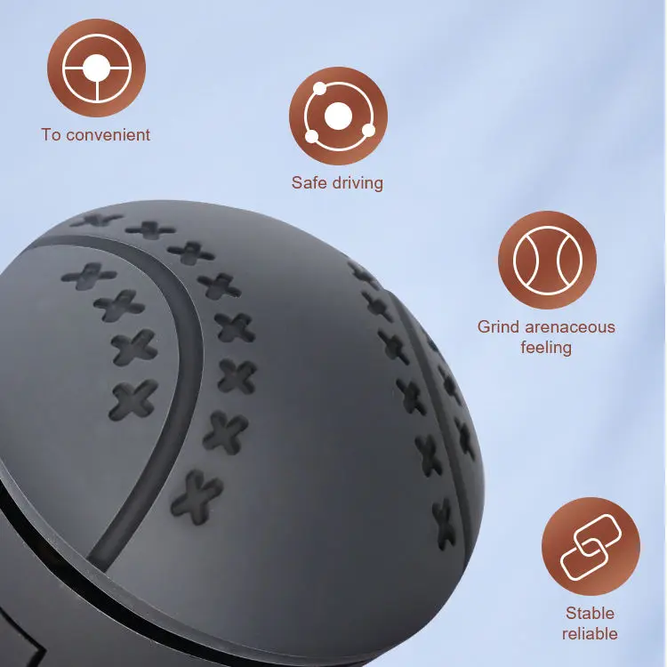 360° Rotating Metal Steering Wheel Booster Knob with Ball Bearing, Durable Power Handle for Car Steering, Easy Installation