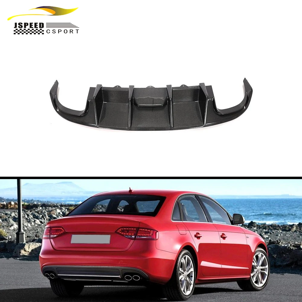 

Suitable for The JCSPORTLINE carbon fiber rear diffuser Suitable for the 4-door Audi S4 sedan from 2008 to 2012