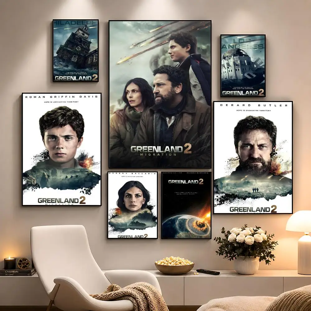 Movie Greenland 2: Migration Garrity Poster Peel And Stick Wall Art PP Waterproof HD Bedroom Living Room Home Decor Gift