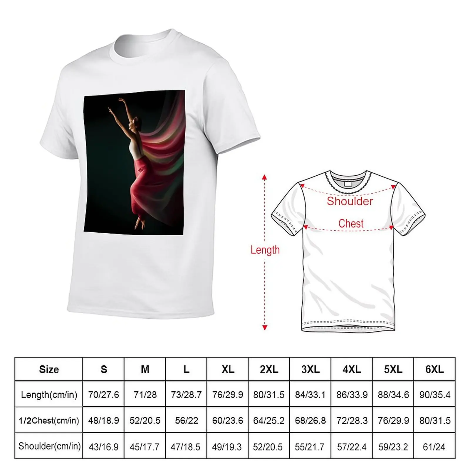 New Witness the Joyful Spirit of a Dancer T-Shirt oversized t shirt Blouse Men's clothing