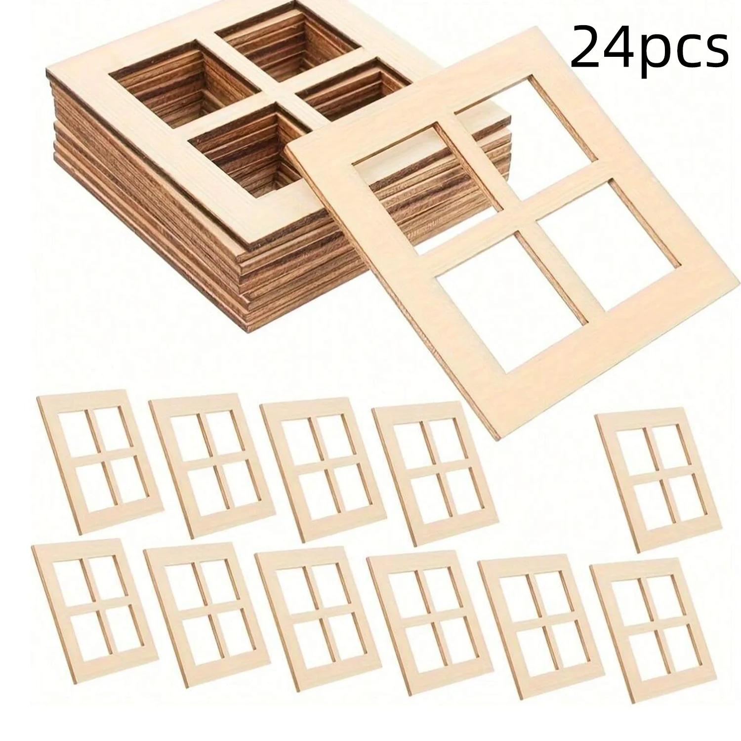 Miniature Wooden Windows 1