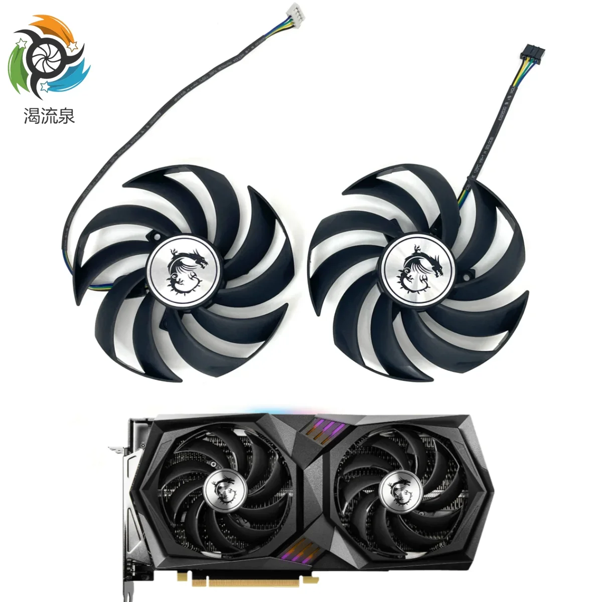 

New PLD10010S12HH RX 6700 6600 XT VGA GPU Cooling Fan RTX3060 For MSI RTX 3060 3060Ti GAMING X Video Graphics Cards Cooler fan