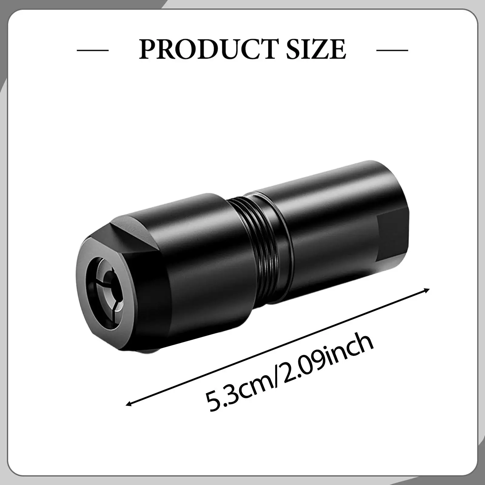 Angle Grinder to Straight Grinder Adapter Steel M10 Converter with 3mm 6mm Chucks Durable Accessory for Metal Wood Tasks