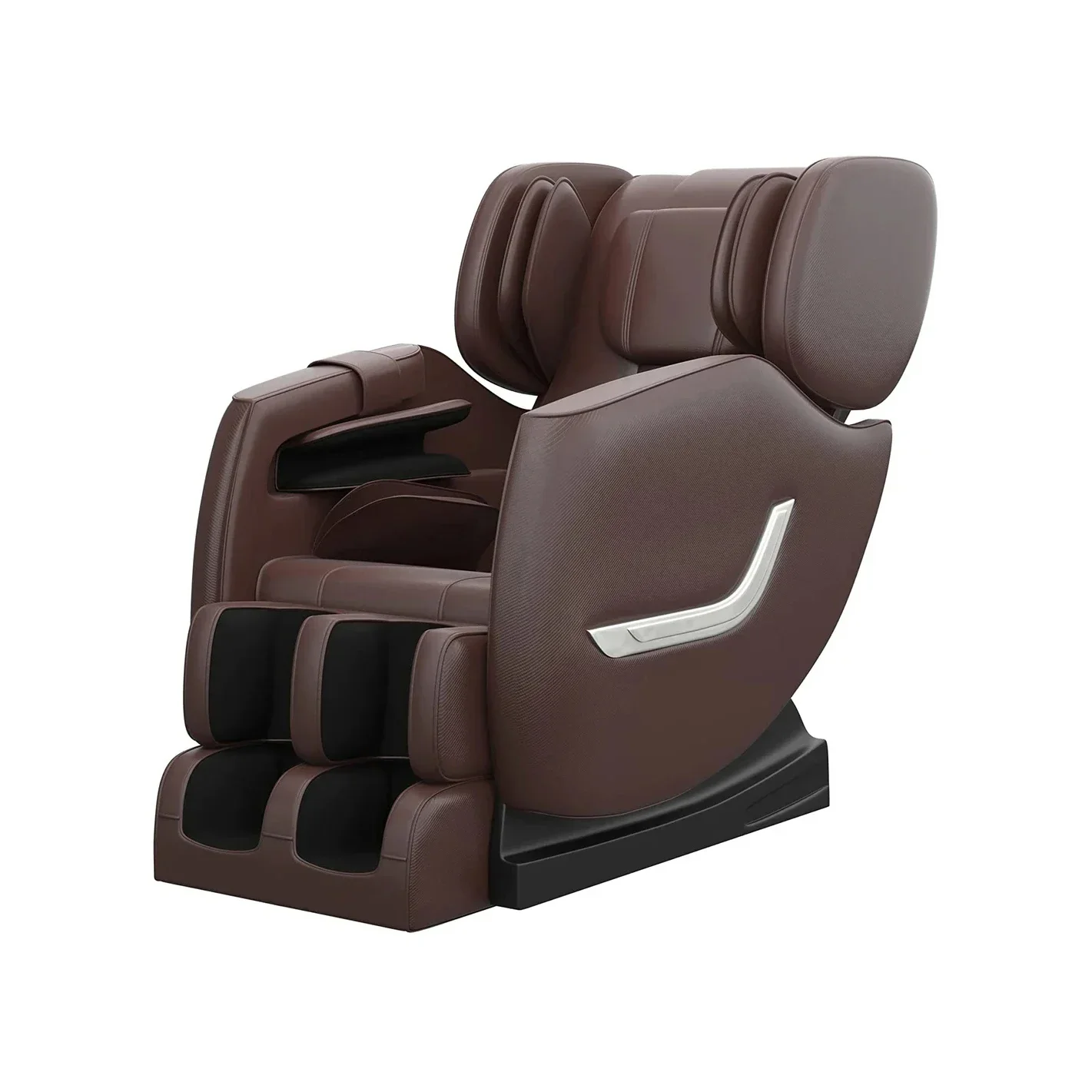 2024 Fixed Point Luxury Rolling Cheap Price Zero Gravity Massage Chair Malaysia Full Body Massage Chair Brown