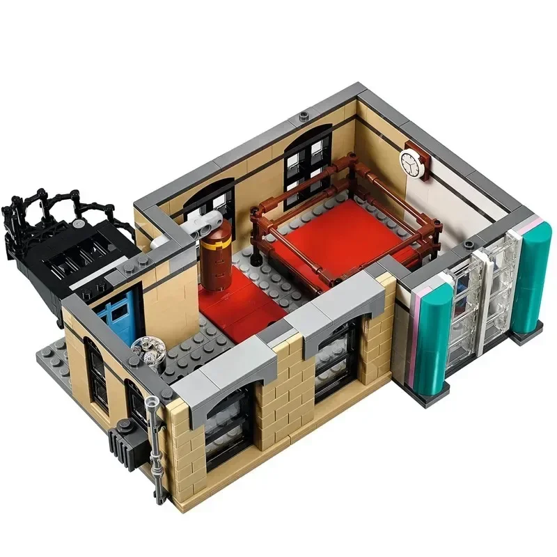 6 MINI Figures 2778PCS Downtown Diner Building Blocks Bricks Compatible 10260 15037 Education Kids Christmas Birthday Gifts Toy