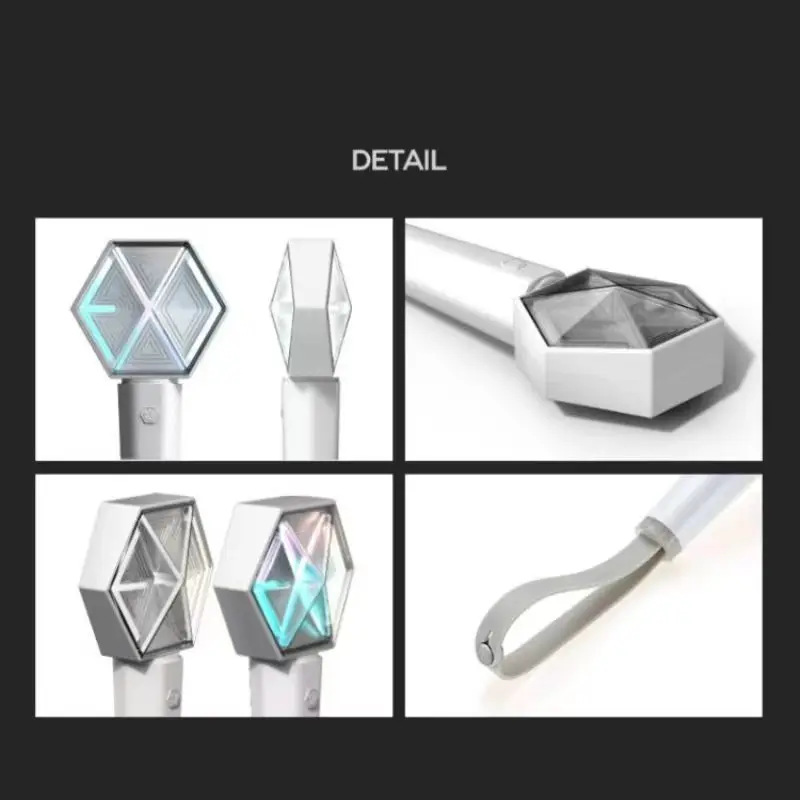 EXOs Concert Second Third Light Stick Kopo Fans Supporting Glow Lightstick Hiphop Light Up Toys Collection Events Party Supplies