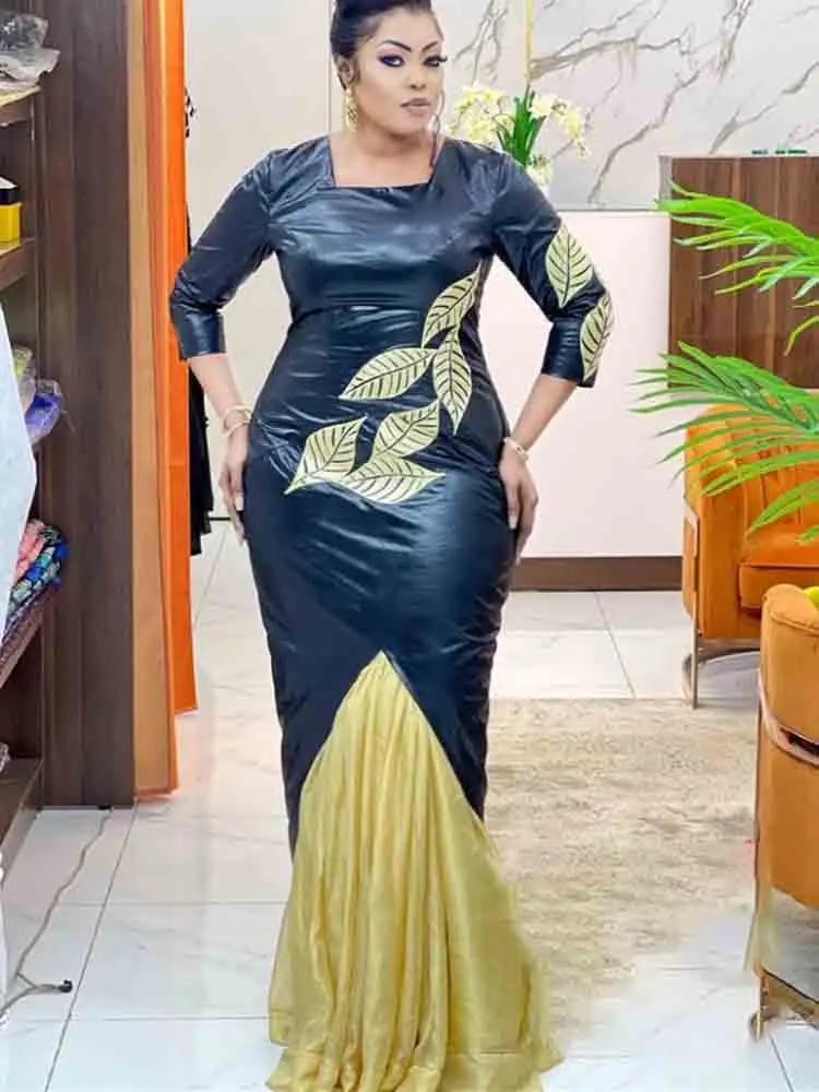 African Bazan Style Custom New Robe Print Elegant Classic Plus Size Fit Four Seasons Carnival Party Gown