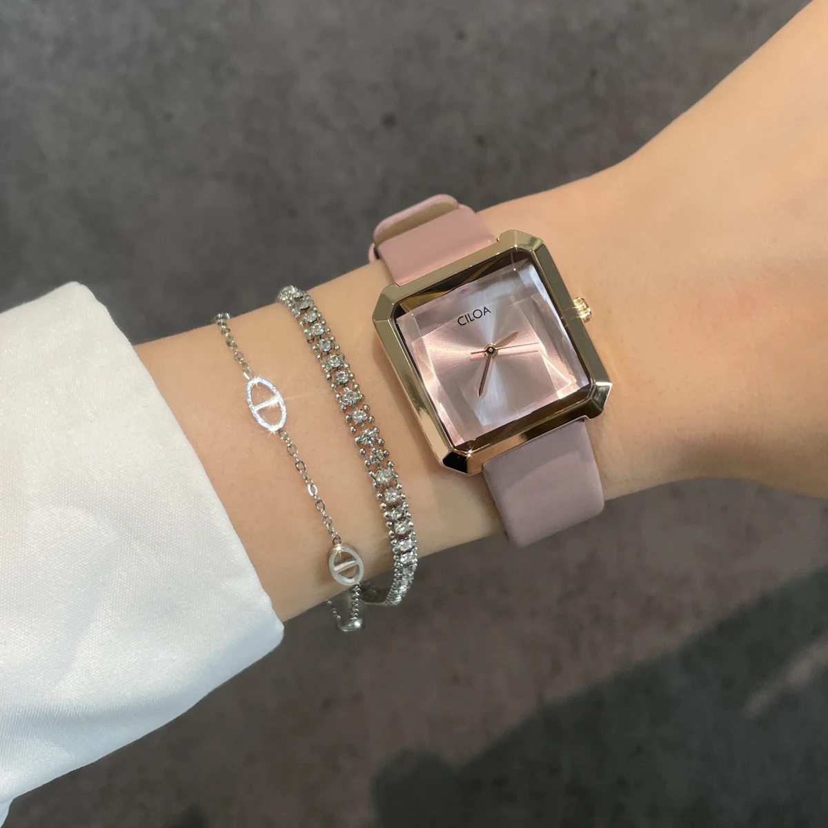 

CILOA pink small exquisite watch for women high value high quality brand genuine gift girlfriend 2025 waterproof quartz watch